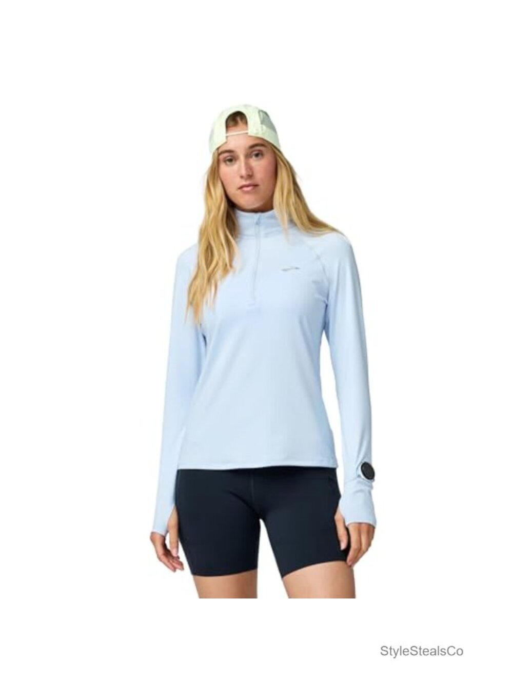Brooks Women's Dash 1/2 Zip Long Sleeve Running Top UPF 50+